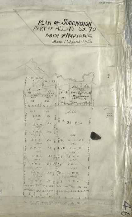 Plan of subdivision, lots 69 and 70, Nunawading